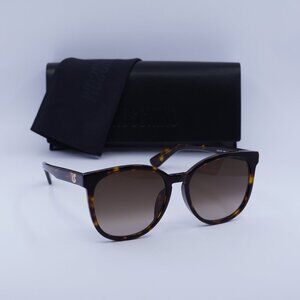 Moschino MOS074/F/S 0086 HA Square Sunglasses - Havana/Brown